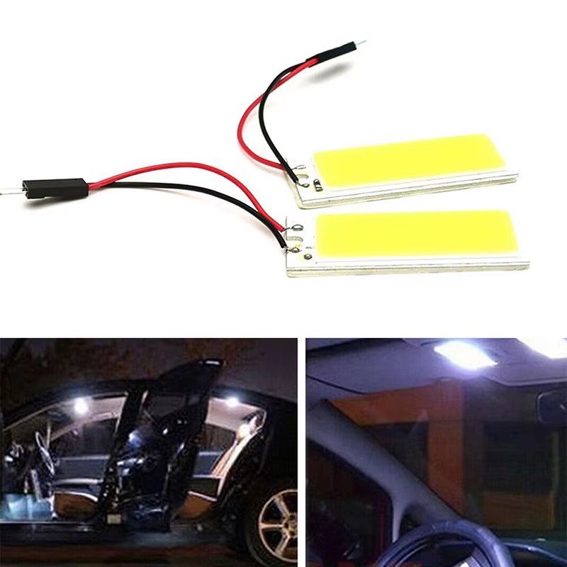 12V Car Interior Panel Lamp Xenon HID White 36 COB LED Dome Map Light Bulb Auto Reading Bulb Accessories Parts 190LM