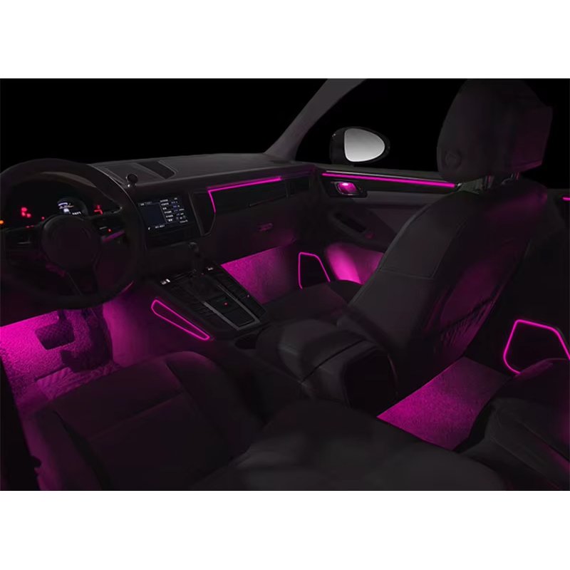 DaoLuTong Wholesale New 64-Color LED Car Lighting System Interior Atmosphere Light Ambient Light for Porsche Macan 2014-2014