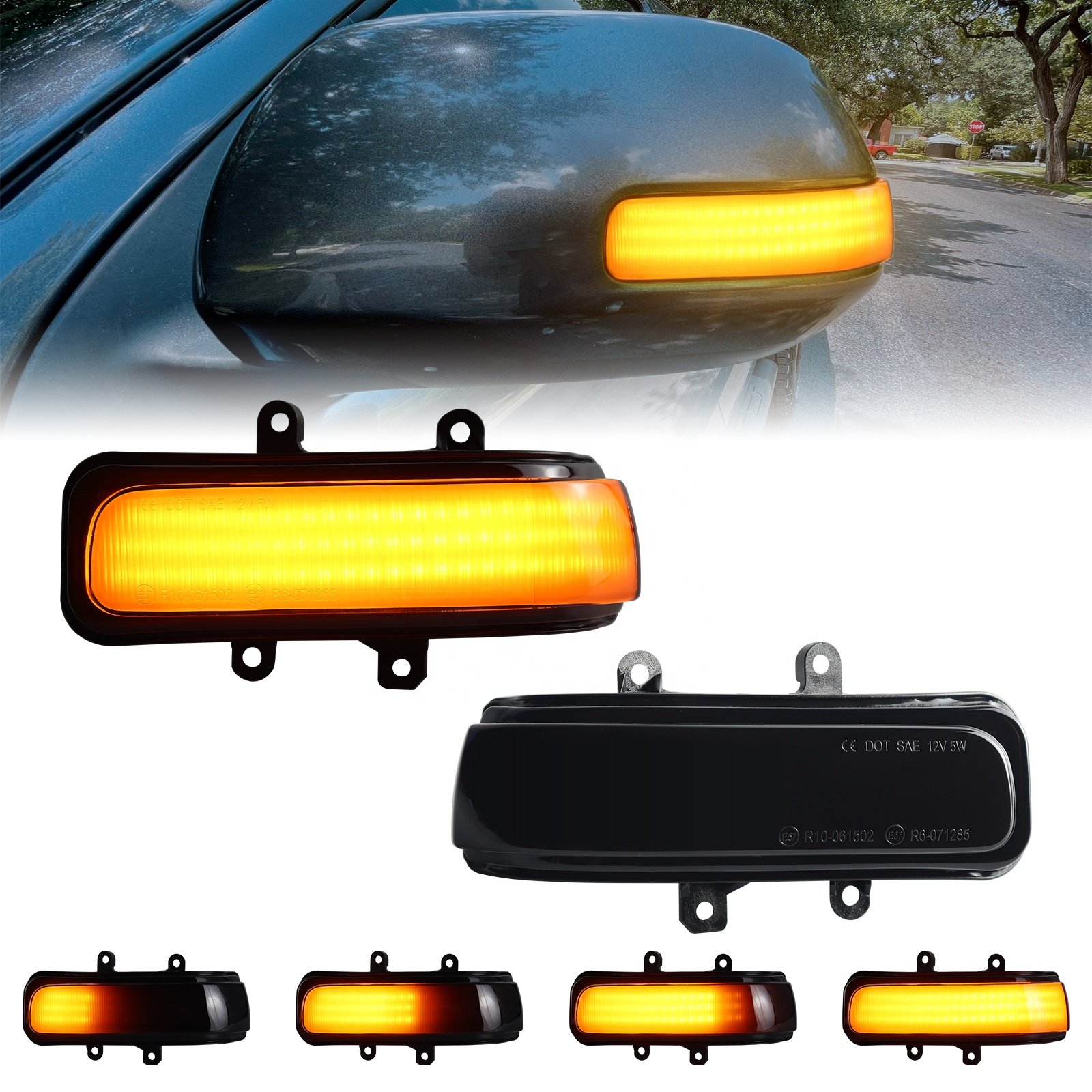 Mirror Blinker LED Dynamic Turn Signal Lights For Toyota RAV4 Estima 4Runner Tacoma Highlander Alphard Voxy Noah Indicators lamp