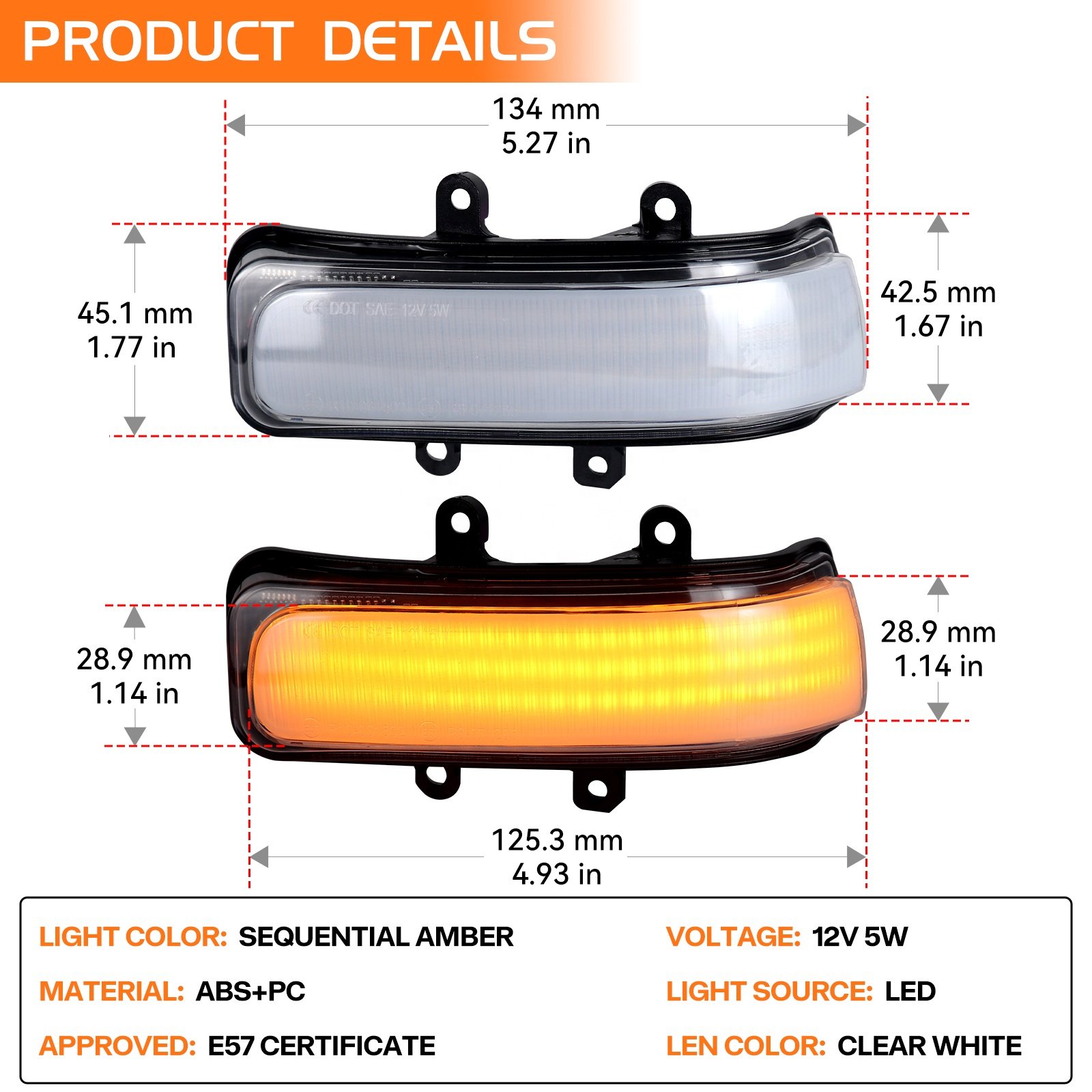 Mirror Blinker LED Dynamic Turn Signal Lights For Toyota RAV4 Estima 4Runner Tacoma Highlander Alphard Voxy Noah Indicators lamp
