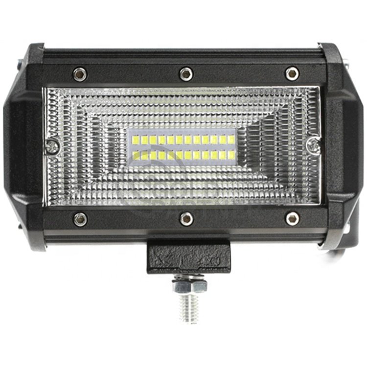 5" Mount LED Work Light Off Road 12V 24V 72W Spot Beam Pods Light Car Truck Atv Small Others Car Light Accessories