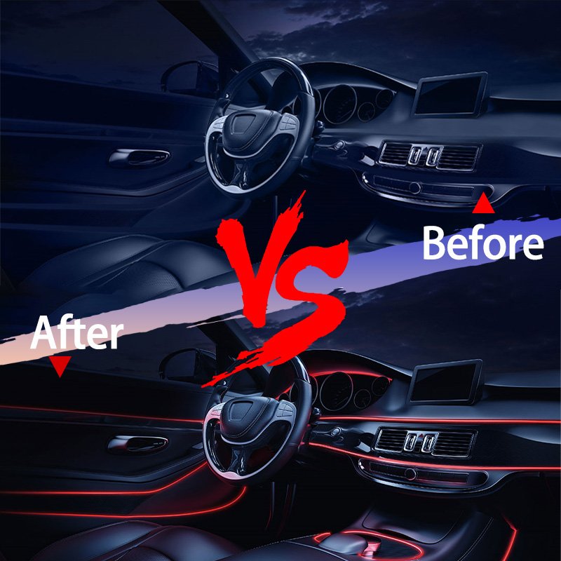 Universal 3M Others Car Light Accessories Waterproof 12V Car Interior Led Light Ambient Lighting Car