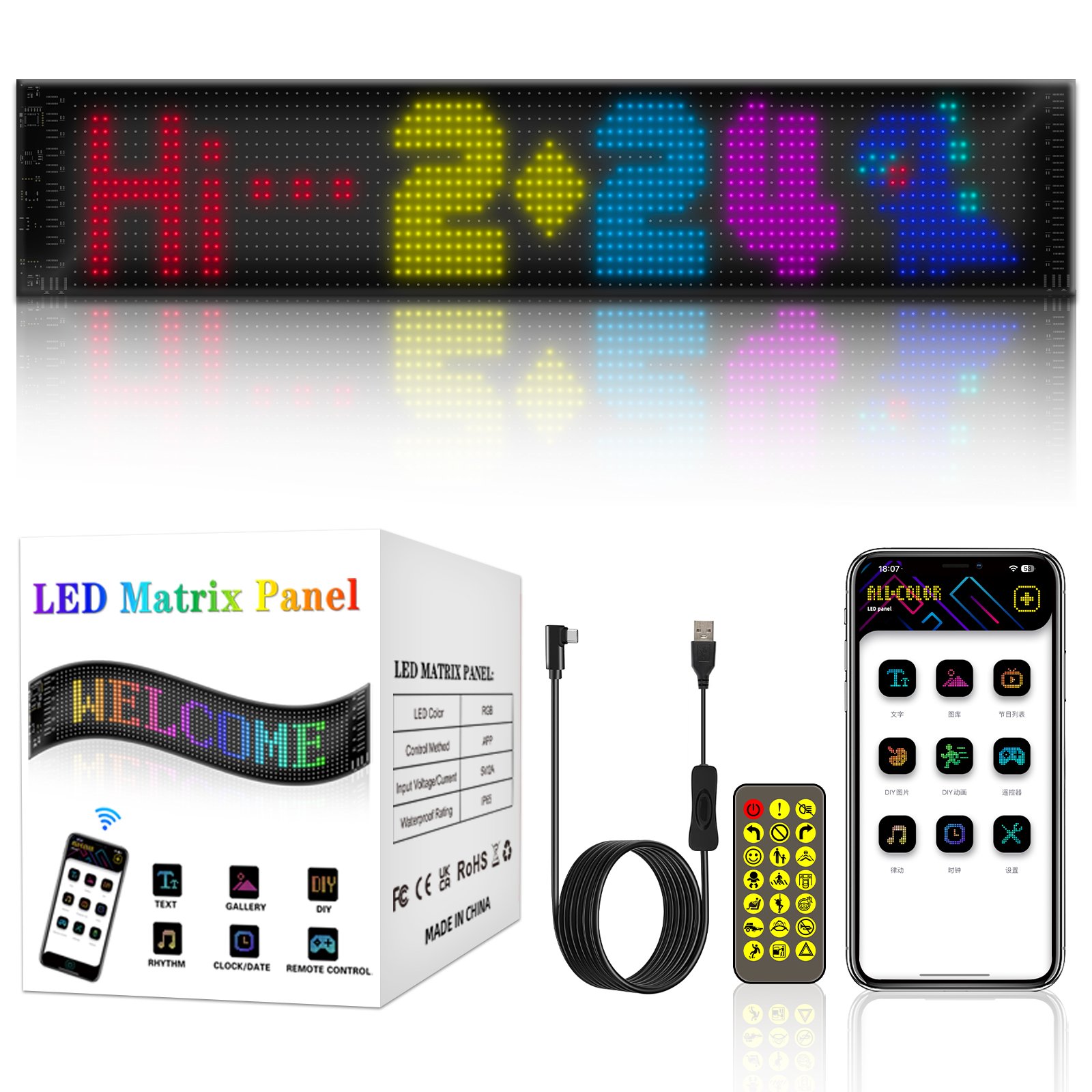 soft screen light led demon eyes programmable winking blinking eye led devil lights panel for truck car devil's eyes led display