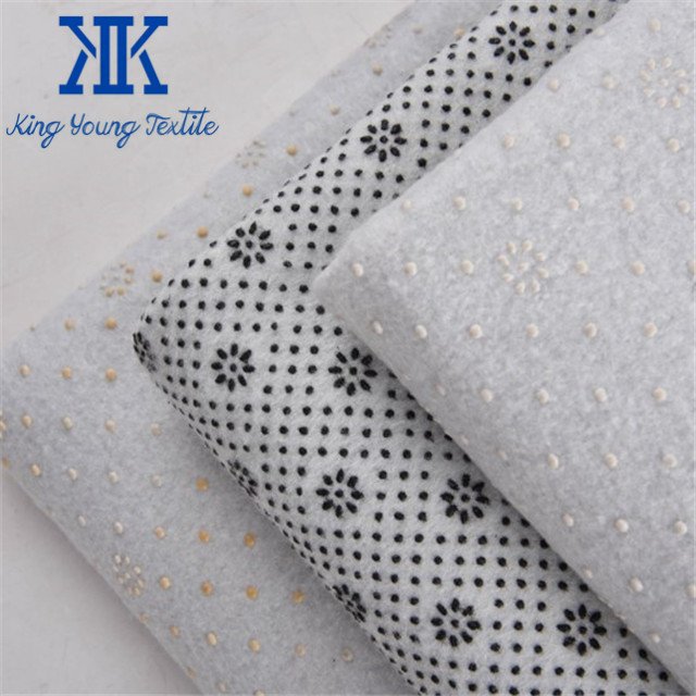 non slip drop cloth anti slip felt material fabric for carpet