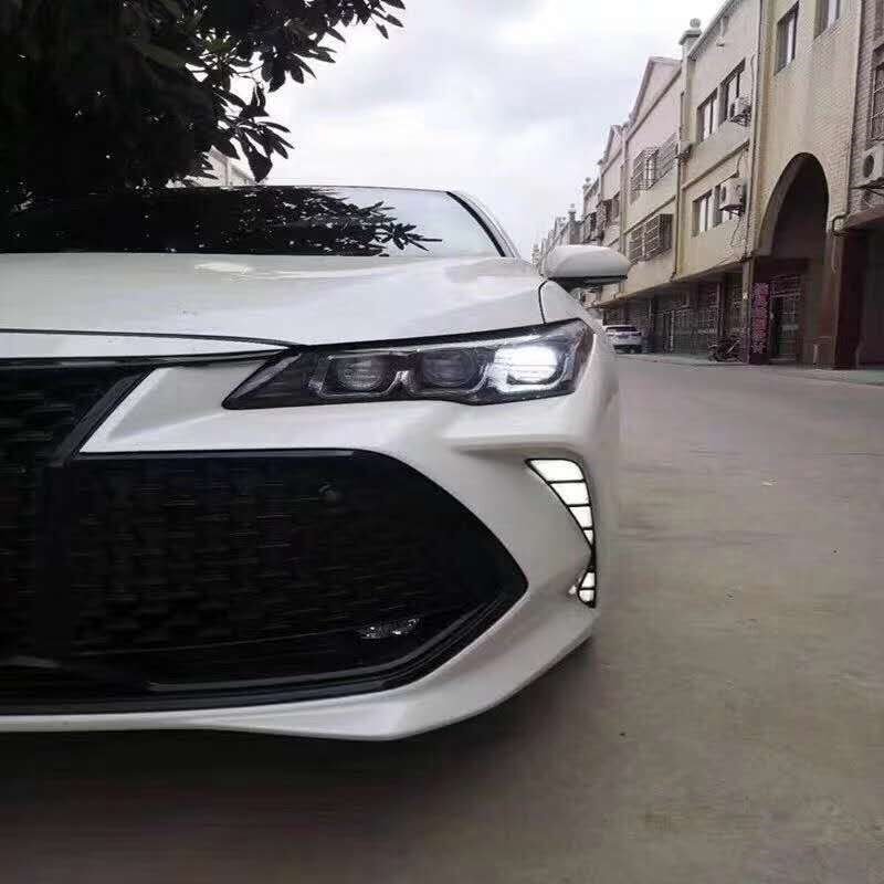 12V LED DRL Daytime Running Light Bumper Fog Lights Drive Fog Lamps Turn Signal for Toyota Avalon 2019 2020