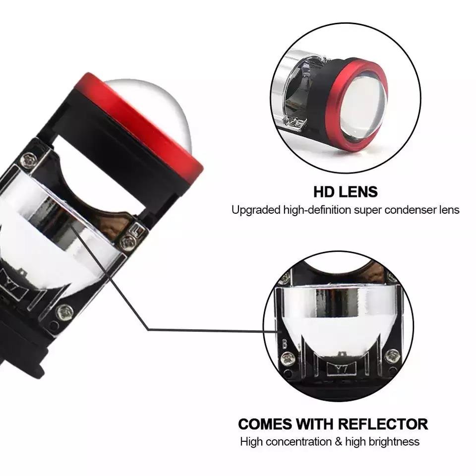 Car Super Bright Led H4 Mini Led Projector Laser Headlight Bulb 120 Watts 40000 Lumen Auto Led Automotive Headlamps Fog Lights