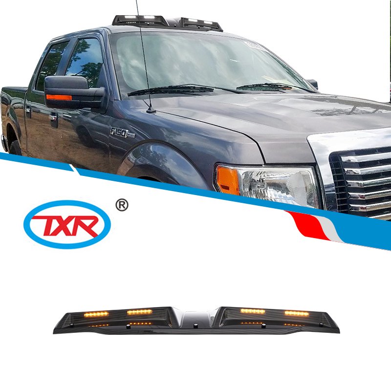 Front Top Light Auto Four Lamp Lens Roof Searchlight TXR Pickup Truck Other Accessories for Ford F150 2009-2014