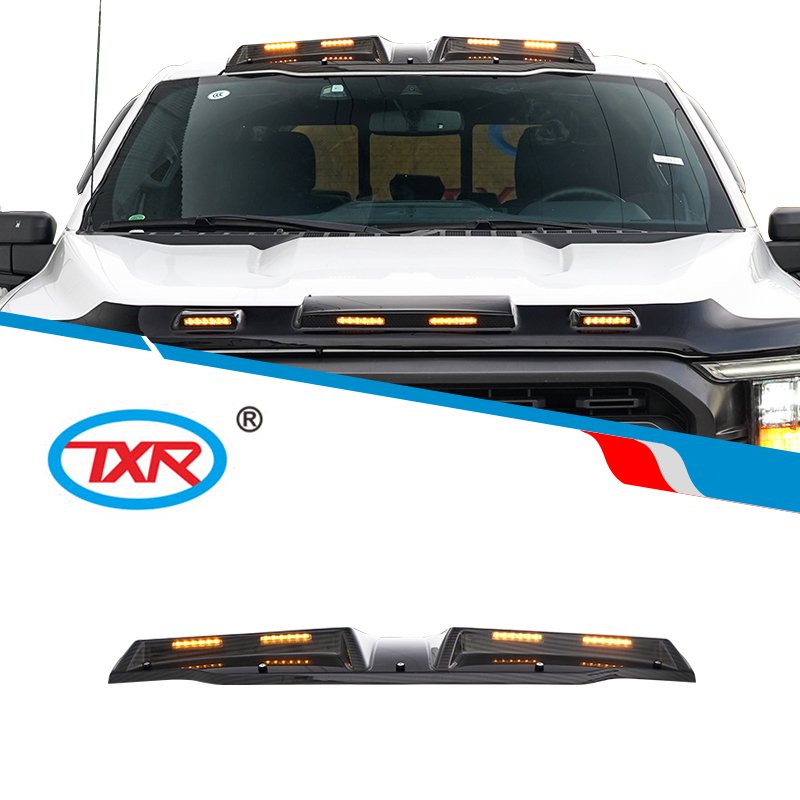 Front Top Light Auto Four Lamp Lens Roof Searchlight TXR Pickup Truck Other Accessories for Ford F150 2009-2014