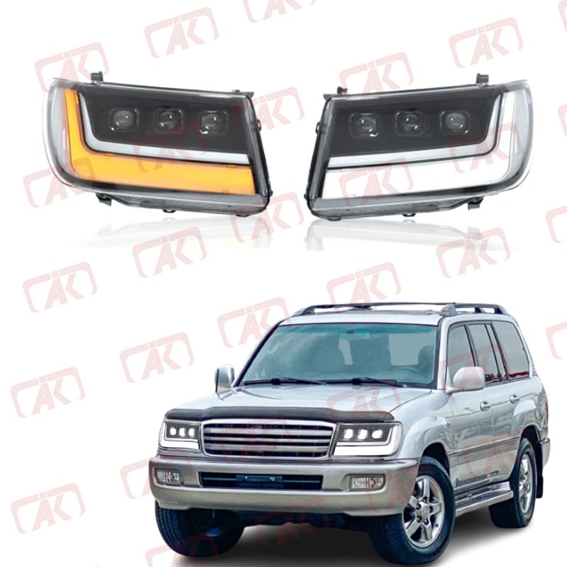 Upgrade Taillight Dynamic Tial Lamp Led Run Through Tail Light For Toyota Land Cruiser Lc300 2023 To Lx600 Style
