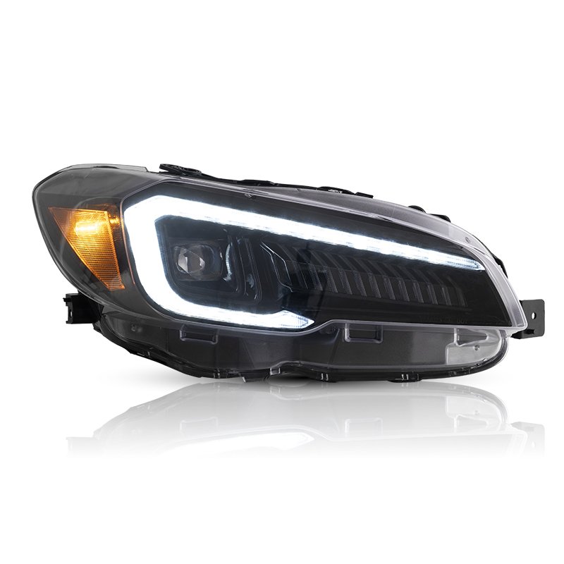 Full LED Headlights Head Light Lamp 2015 2016-UP With Sequential & Welcome Breathing DRL Lights For Subaru Impreza WRX VA