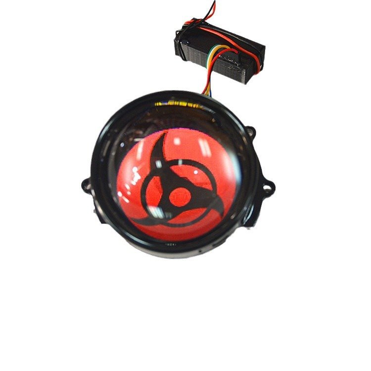 Others Car Light Accessories LED Devil's Eye Dynamic Winking Logo Any Universal Hole Installation Headlights