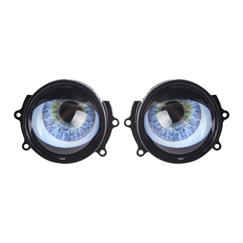 Others Car Light Accessories LED Devil's Eye Dynamic Winking Logo Any Universal Hole Installation Headlights