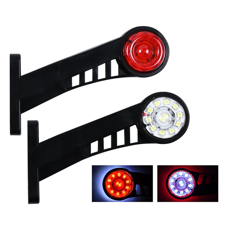 Auto accessories Additional lighting 12V/24VLED white yellow red dual-color width light driving tips work truck side lights