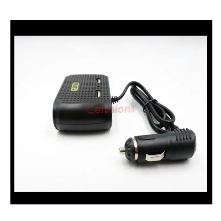 Wholesale High Quality 3 Socket Car USB Charger Bluetooth Connect 1512 Wallbox Bulk Package with Good Price