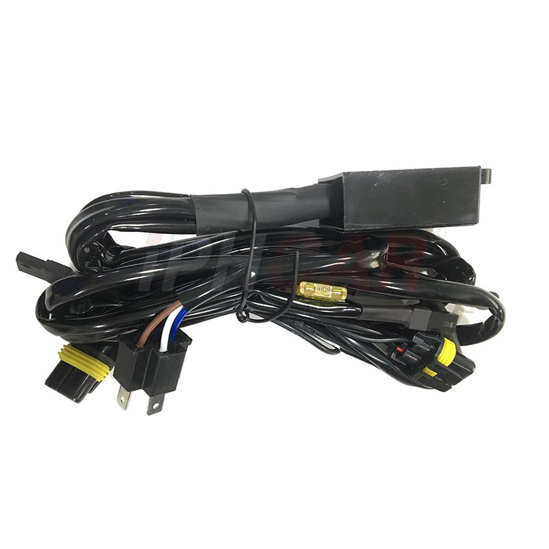 IPHCAR Car Accessories H4 wire harness Relay Motorcycle Wire harness Wiring Harness for vehicle lights