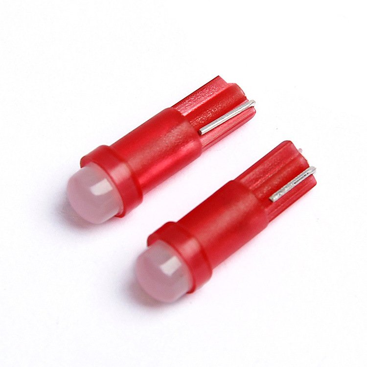 T5 cob LED Wedge LED Dashboard Bulb Instrument DC 12V car led reading light automotive accessories