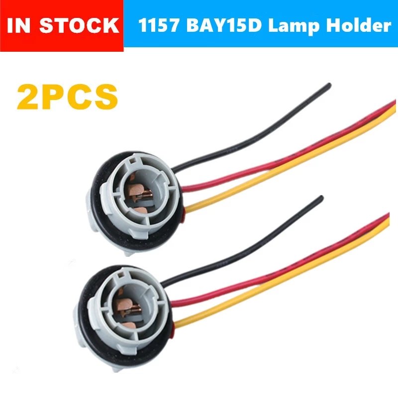 1157 BAY15D Lamp Holder Bulbs P21/4 Adapter Base Socket Connector Plastic Car Accessories For Turn Signal Headlight Light