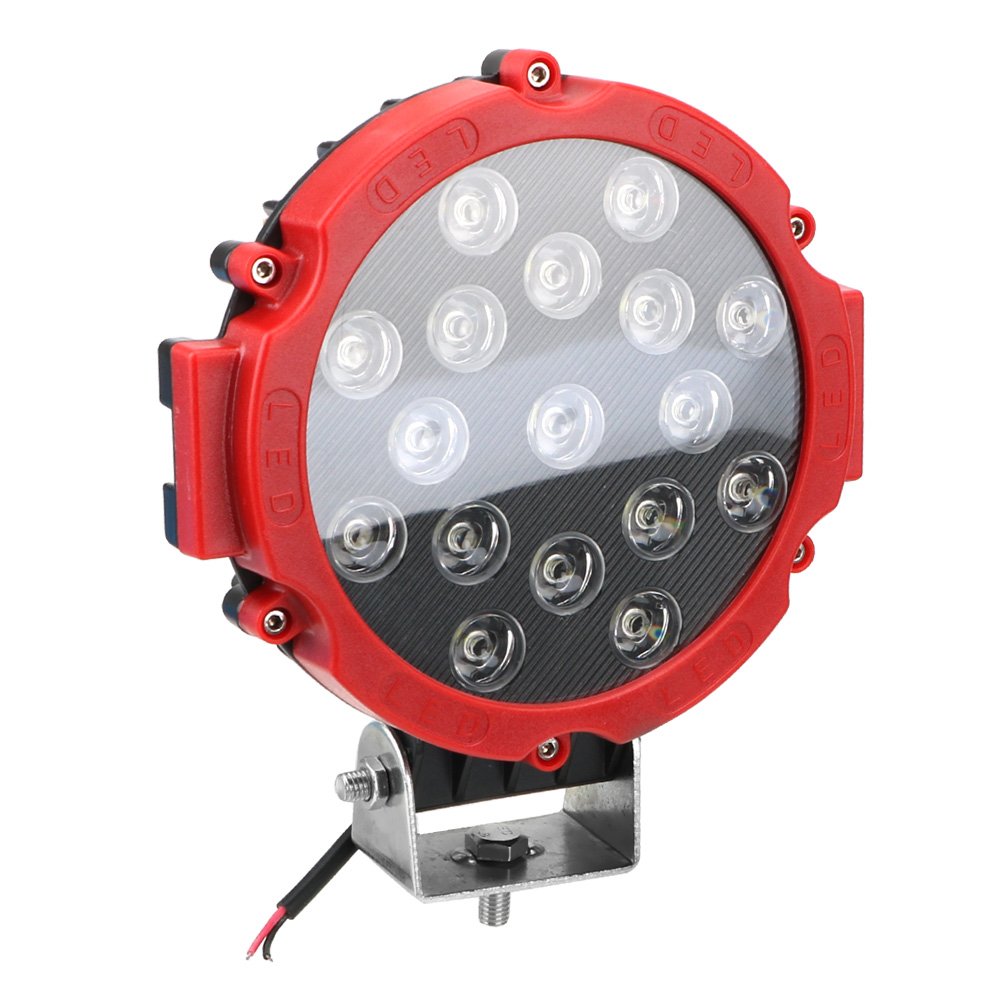 Driving Light 7 inch Round LED Light Bar Car-styling For Truck Tractor 4x4 Off Road 51W LED Work Light Spot Beam