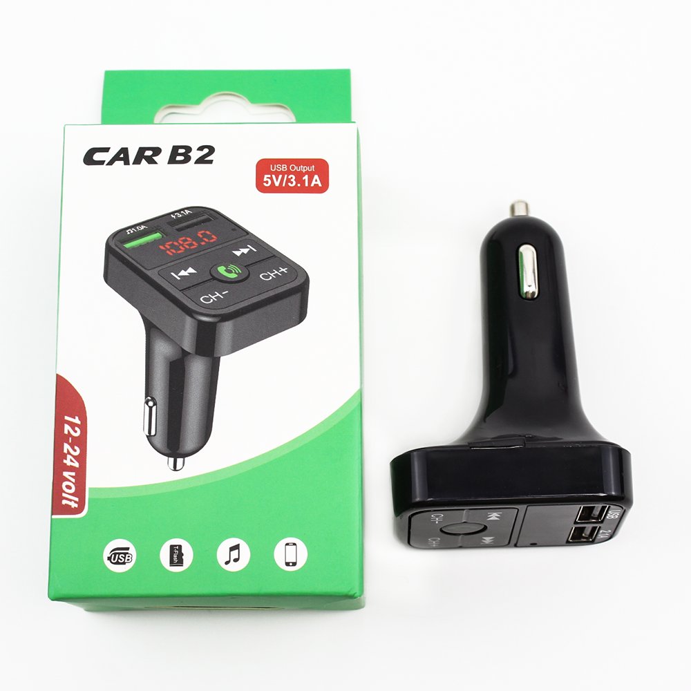 Car Accessories FM Transmitter Car MP3 Player For Car Dual USB Charger Vehicle Bluetooth