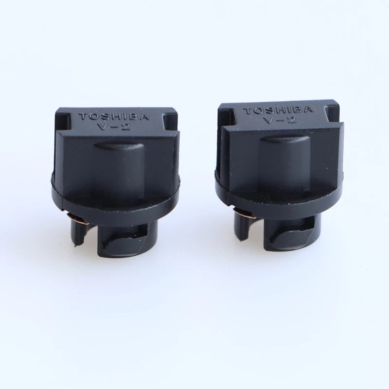 T5 Bulb Base Twist Lock Socket Black For Car Dashboard Instrument Light Accessories