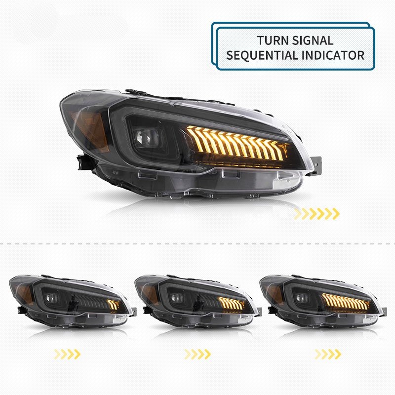 FLYFISHP Factory Head Light High Quality Promotion Front Lamp For Subaru WRX 2015-2021 Headlights For WRX STI 2015-2017 Headlamp