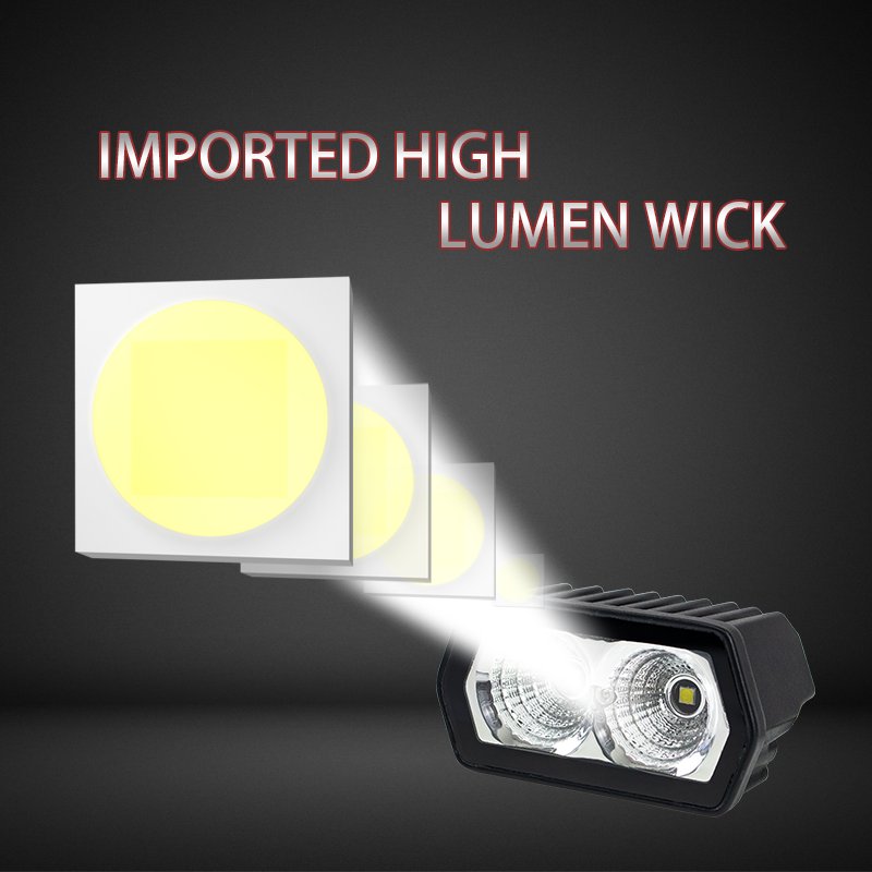 12/24V LED Headlight Mini White Spotlight Luces Para Auto Lighting System Motorcycle Headlight Other Car Accessories Rock Light