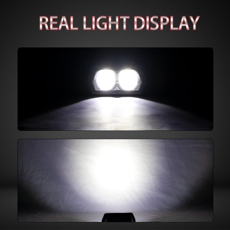 12/24V LED Headlight Mini White Spotlight Luces Para Auto Lighting System Motorcycle Headlight Other Car Accessories Rock Light