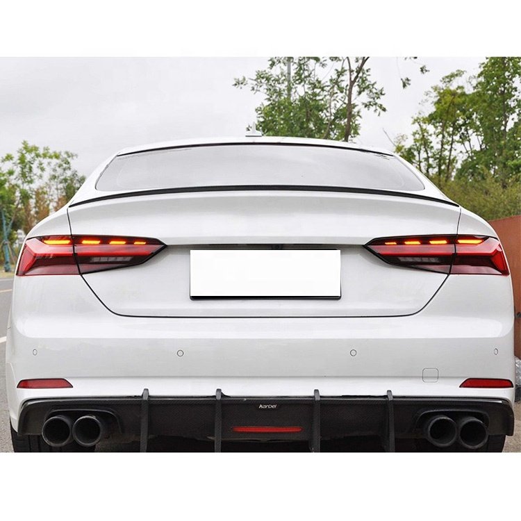 Car Accessories A5 2017-2020 Taillight Assembly New Upgrade 2024 S5 B9 Style Full LED Turn Signals Tail Lights for Audi