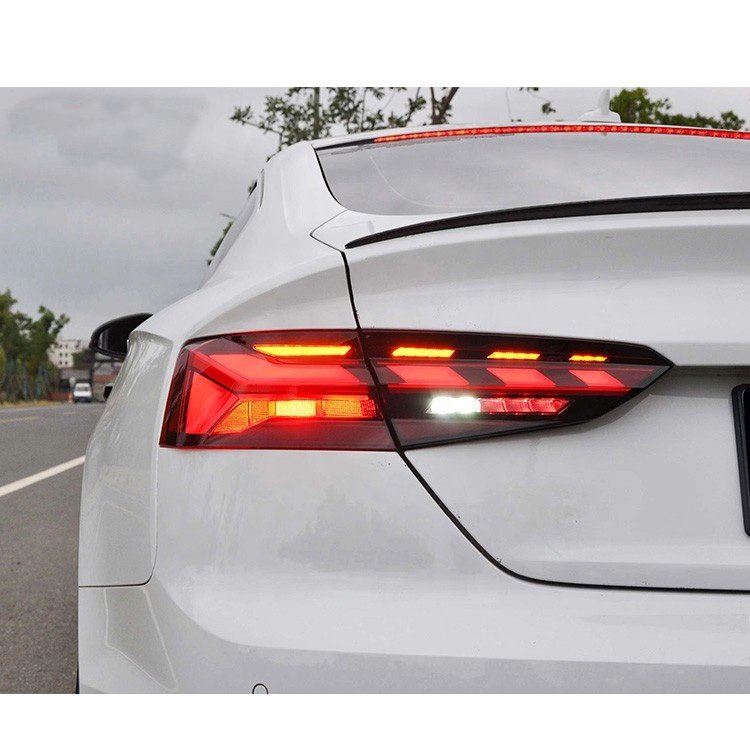 Car Accessories A5 2017-2020 Taillight Assembly New Upgrade 2024 S5 B9 Style Full LED Turn Signals Tail Lights for Audi