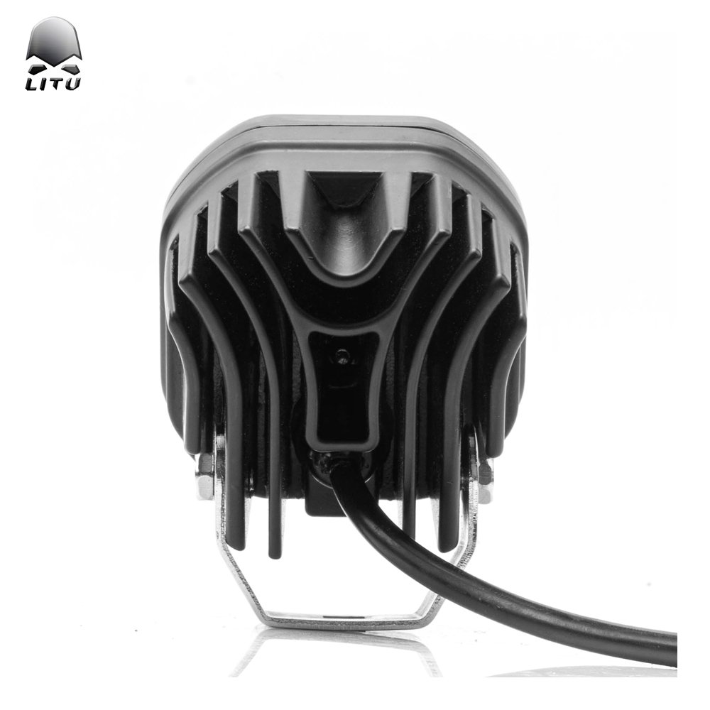 40W LED Spotlights 3 inch Dual Colo White+Yellow Fog Lamp H/L Beam ATV Car Motorcycle Truck Driving Running Lights