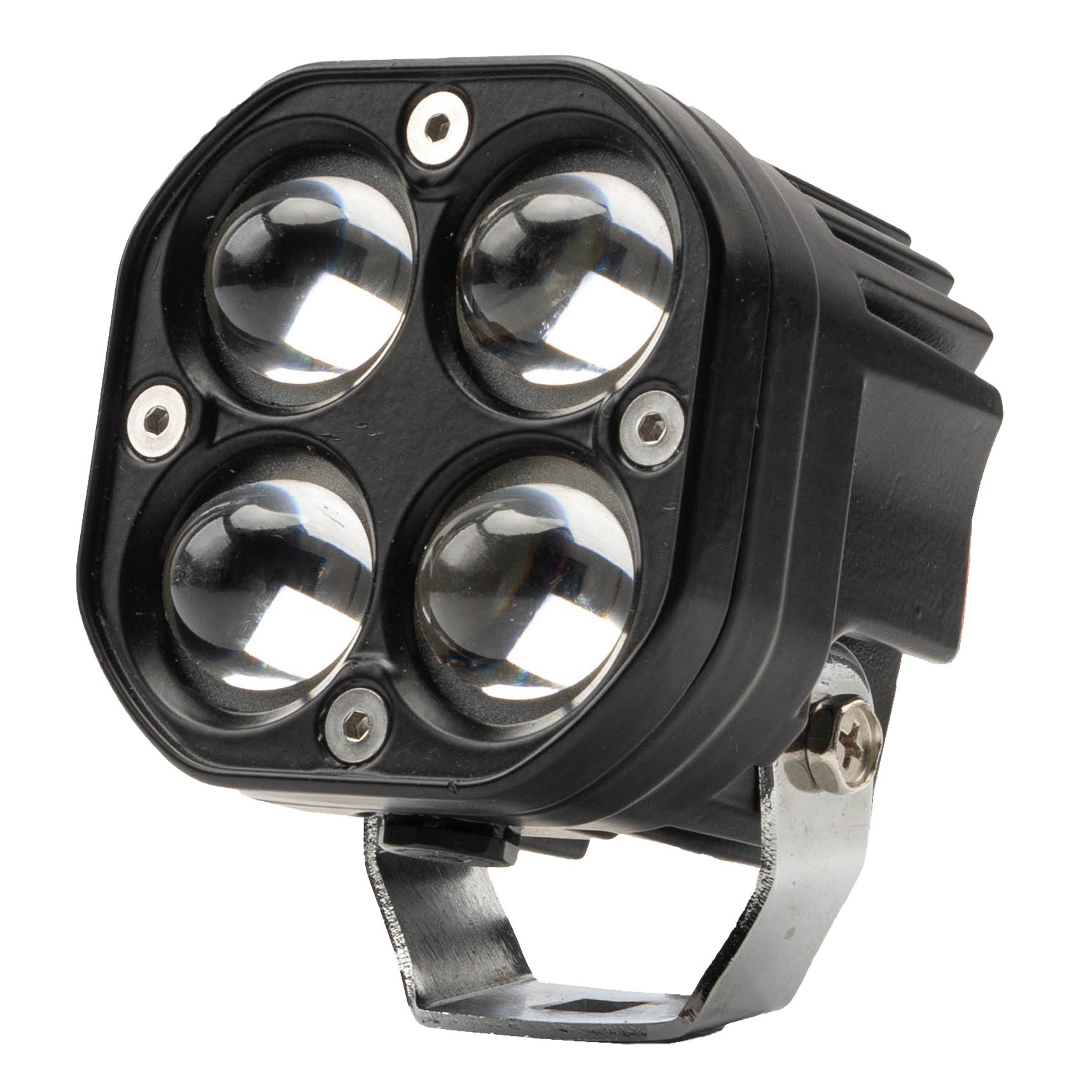 40W LED Spotlights 3 inch Dual Colo White+Yellow Fog Lamp H/L Beam ATV Car Motorcycle Truck Driving Running Lights