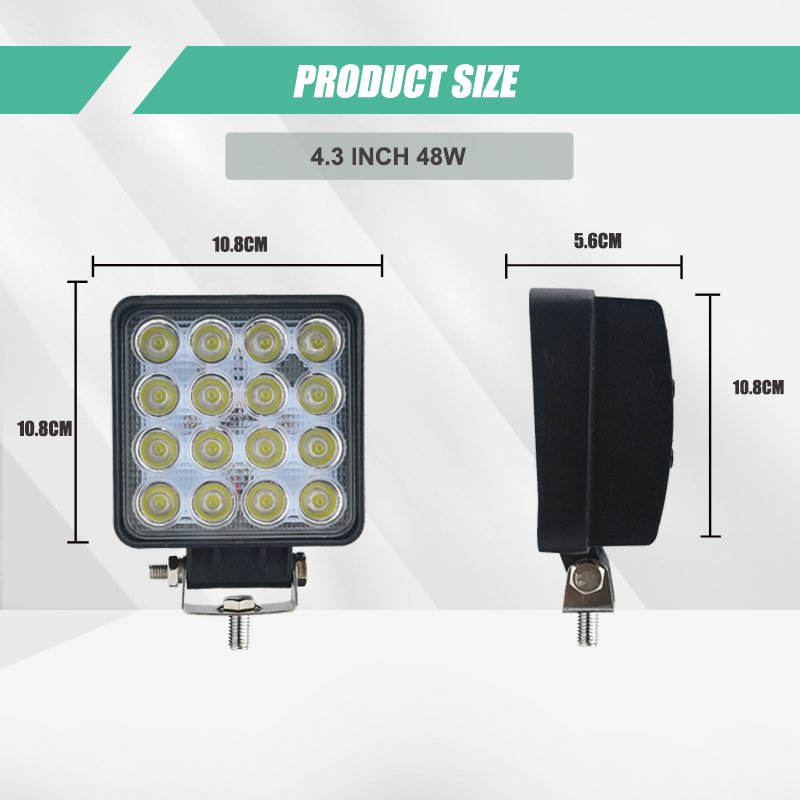 2021 car accessories others car light accessories 12v 24v led work light tractorscar offroad 4x4 lighting
