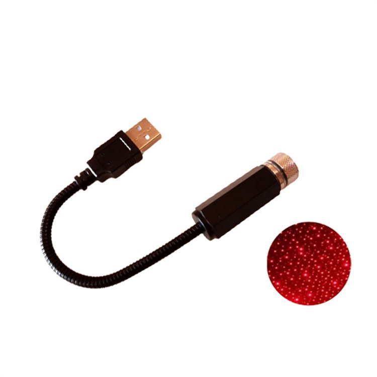 LED Car Roof Star Night Light LED Starry Laser Projector Atmosphere Romantic Lamp flexible USB Adjustable