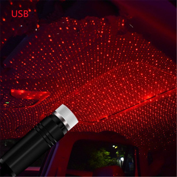 LED Car Roof Star Night Light LED Starry Laser Projector Atmosphere Romantic Lamp flexible USB Adjustable