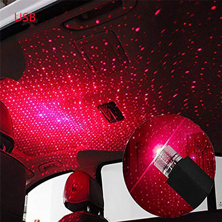 LED Car Roof Star Night Light LED Starry Laser Projector Atmosphere Romantic Lamp flexible USB Adjustable