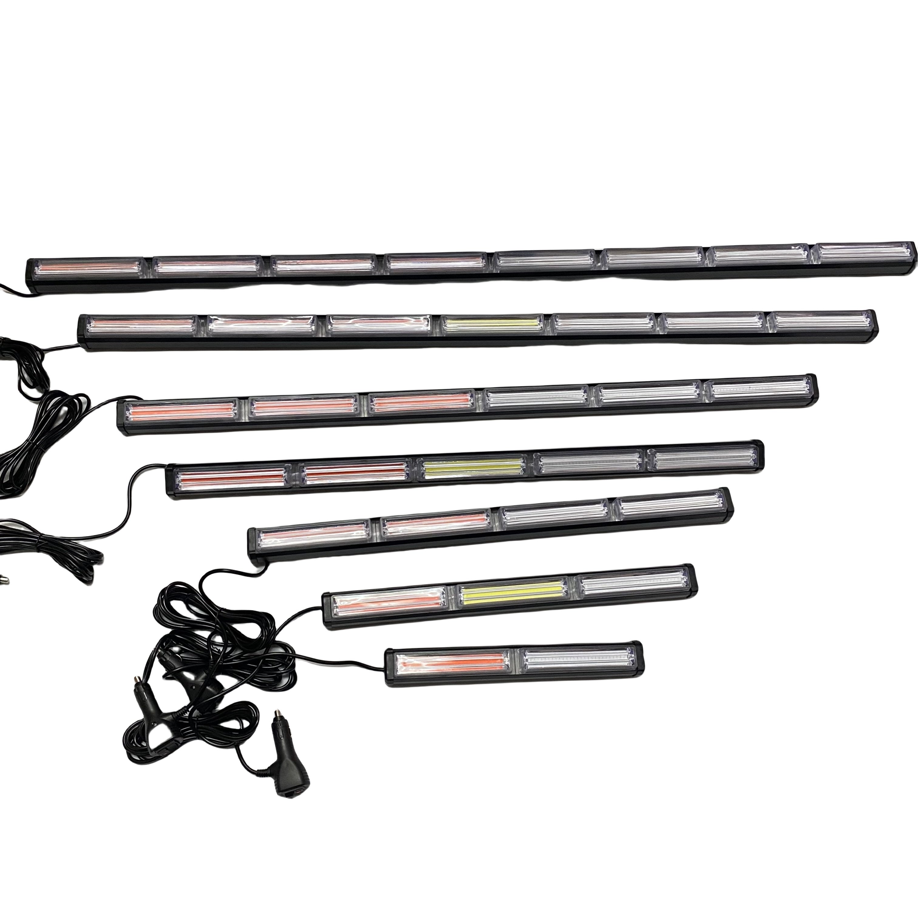 New Arrival Red and Blue LED Light Bar 12V Emerncy Flash Strobe Lamp Car Accessories for Off-Road 4x4 ATV Truck