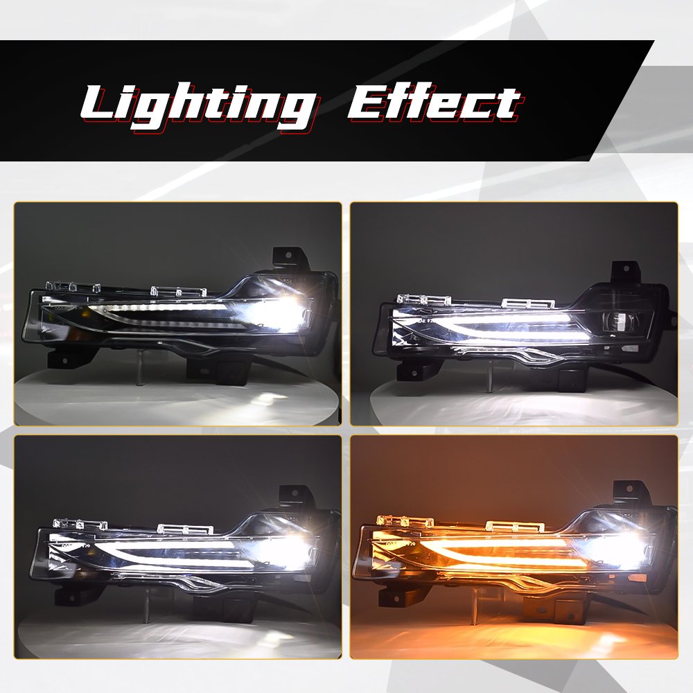 High Quality Car LED Fog Lights for Tesla Model 3 2017-2022 turn signal light Car LED Daytime Running Lights Accessories
