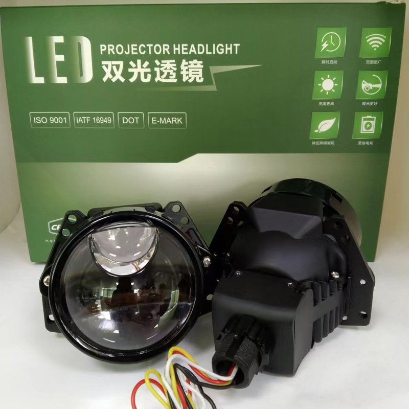 3Inch Car Biled Headlight Auto Headlight Car Led Headlamp Auto Lighting System White 6000K
