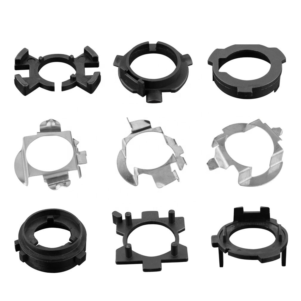 Auto H7 Headlamp Mount Stand For K5 MK7 CX-5 A3 A6L Halogen Light Upgrade To LED Bulb Base Holder Adapter Car Socket Accessories