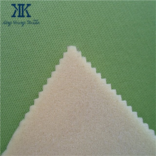 wholesale factory manufacturer sponge foam laminated mesh fabric automotive car seat fabric