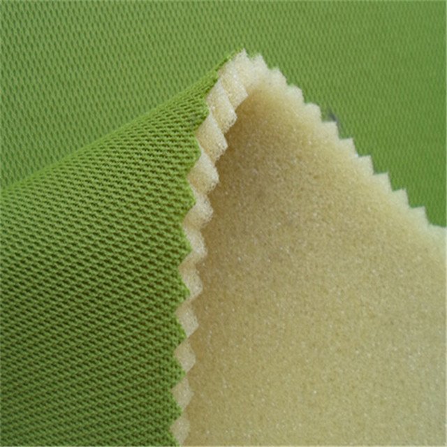wholesale factory manufacturer sponge foam laminated mesh fabric automotive car seat fabric