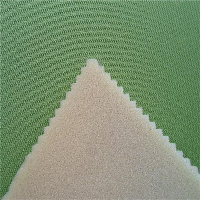 wholesale factory manufacturer sponge foam laminated mesh fabric automotive car seat fabric