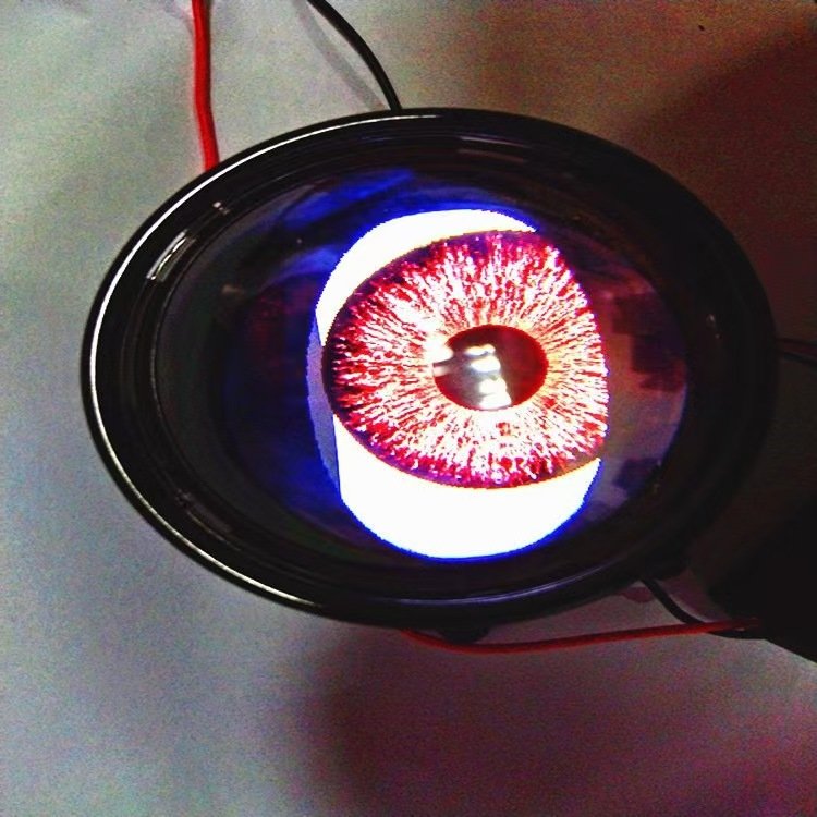 2024 For Car Light Accessories Devil Eye Devil Eyes Round Devil Eyes Light Lens