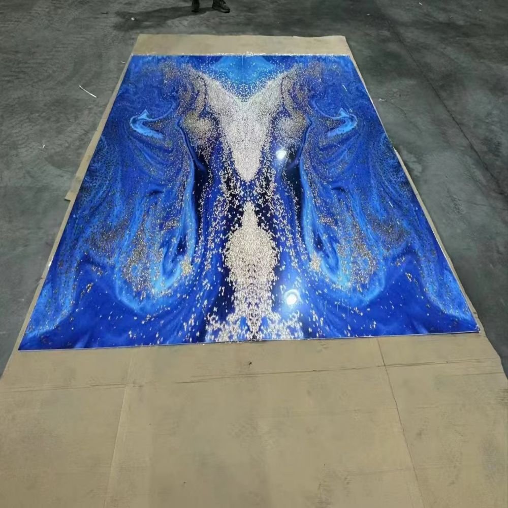Hot Sale 1220*2440mm PVC Marble Interior UV Board