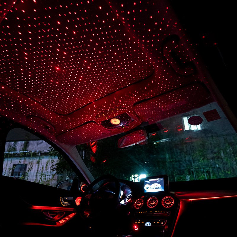 Newish USB Interior Decorative USB star light Led Starry Sky Projector Lamp disco lighting other car light accessories