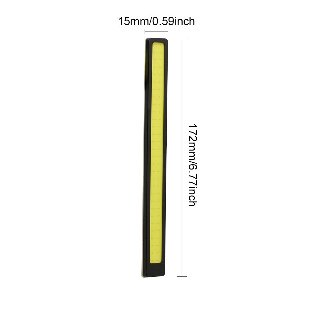 Car Light Accessories 17cm daytime running lights fog LED strips DRL Auto LED lamp signal reversal stop lights