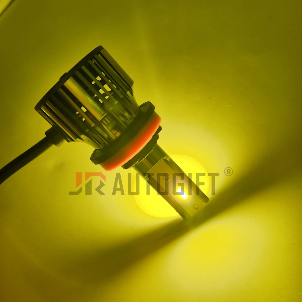 Mini Size Led Car Headlight H7 12V Lemon Green Lemon Yellow Fog Light 9005 9006 Automotive Lamp H11 H4 Auto Led H3 Led Headlight