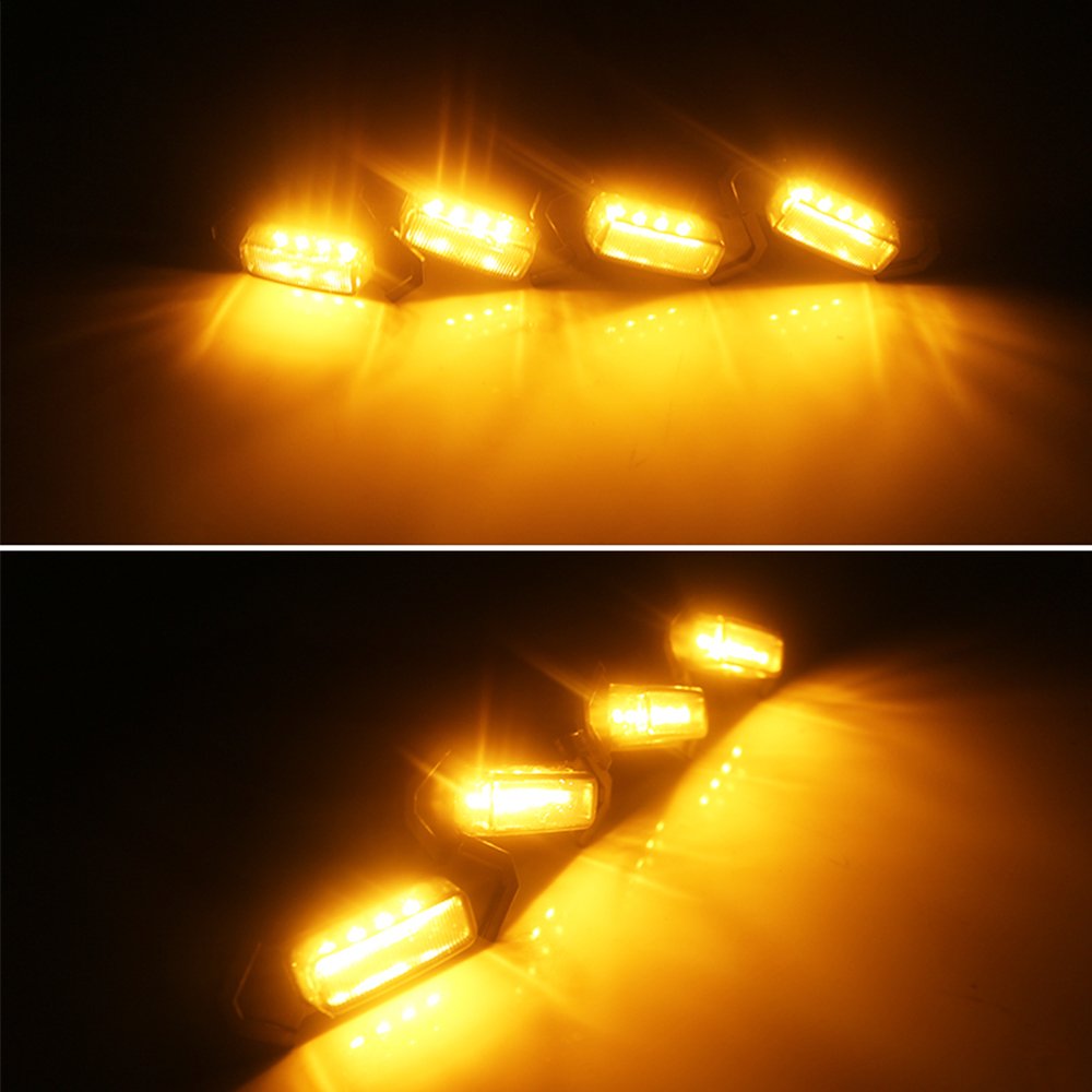 2021 new arrive amber car grille led light auto lighting accessories install in grille light