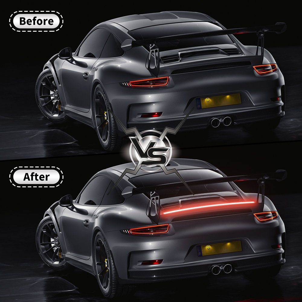 kaidengzhe 120M multi-function rear wing light bar turn signal brake light suitable for cars