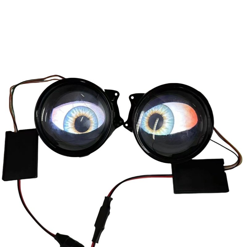 2024 New arrivals Demon Angel Eyes Different Pattern Devil Eyes Decorative projector lens For Cars